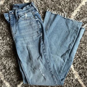 Calvin Klein super high rise flare jeans. Only worn a few times